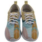Beach Sea Surfboards Water Sand Drawing  Boho Bohemian Nature Mens Athletic Shoes