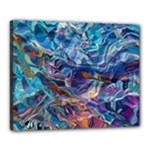Kaleidoscopic currents Canvas 20  x 16  (Stretched)