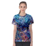 Kaleidoscopic currents Women s Sport Mesh T-Shirt