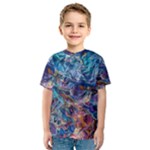 Kaleidoscopic currents Kids  Sport Mesh T-Shirt