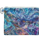 Kaleidoscopic currents Canvas Cosmetic Bag (XXXL)