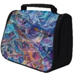 Kaleidoscopic currents Full Print Travel Pouch (Big)