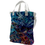 Kaleidoscopic currents Canvas Messenger Bag