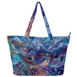 Kaleidoscopic currents Full Print Shoulder Bag