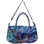 Kaleidoscopic currents Removable Strap Handbag