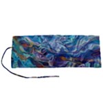Kaleidoscopic currents Roll Up Canvas Pencil Holder (S)