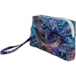 Kaleidoscopic currents Wristlet Pouch Bag (Small)