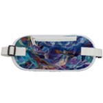 Kaleidoscopic currents Rounded Waist Pouch