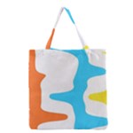 Warp Lines Colorful Multicolor Grocery Tote Bag