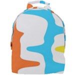 Warp Lines Colorful Multicolor Mini Full Print Backpack