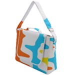 Warp Lines Colorful Multicolor Box Up Messenger Bag