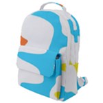 Warp Lines Colorful Multicolor Flap Pocket Backpack (Small)