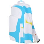 Warp Lines Colorful Multicolor Double Compartment Backpack