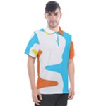 Warp Lines Colorful Multicolor Men s Polo T-Shirt