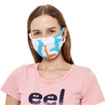 Warp Lines Colorful Multicolor Crease Cloth Face Mask (Adult)