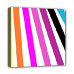 Colorful Multicolor Colorpop Flare Mini Canvas 8  x 8  (Stretched)