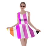 Colorful Multicolor Colorpop Flare Skater Dress