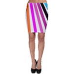 Colorful Multicolor Colorpop Flare Bodycon Skirt