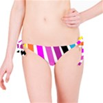 Colorful Multicolor Colorpop Flare Bikini Bottoms