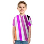 Colorful Multicolor Colorpop Flare Kids  Sport Mesh T-Shirt