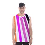 Colorful Multicolor Colorpop Flare Men s Basketball Tank Top