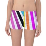 Colorful Multicolor Colorpop Flare Boyleg Bikini Bottoms