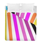 Colorful Multicolor Colorpop Flare Duvet Cover Double Side (Full/ Double Size)