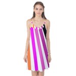 Colorful Multicolor Colorpop Flare Camis Nightgown 