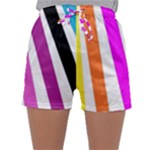 Colorful Multicolor Colorpop Flare Sleepwear Shorts