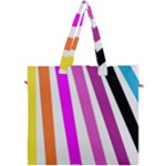 Colorful Multicolor Colorpop Flare Canvas Travel Bag