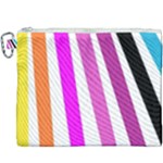 Colorful Multicolor Colorpop Flare Canvas Cosmetic Bag (XXXL)