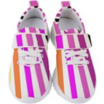 Colorful Multicolor Colorpop Flare Kids  Velcro Strap Shoes