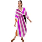 Colorful Multicolor Colorpop Flare Grecian Style  Maxi Dress