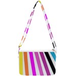 Colorful Multicolor Colorpop Flare Double Gusset Crossbody Bag