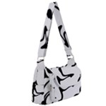 Black And White Swirl Background Multipack Bag