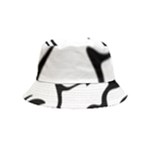 Black And White Swirl Background Bucket Hat (Kids)
