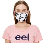 Black And White Swirl Background Cloth Face Mask (Adult)