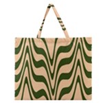 Swirl Pattern Abstract Marble Zipper Large Tote Bag