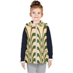 Swirl Pattern Abstract Marble Kids  Hooded Puffer Vest