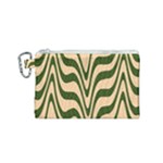 Swirl Pattern Abstract Marble Canvas Cosmetic Bag (Small)