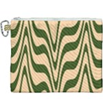 Swirl Pattern Abstract Marble Canvas Cosmetic Bag (XXXL)