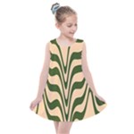 Swirl Pattern Abstract Marble Kids  Summer Dress