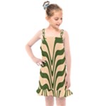 Swirl Pattern Abstract Marble Kids  Overall Dress