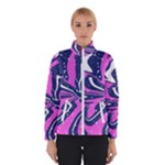 Texture Multicolour Grunge Women s Bomber Jacket
