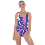 Texture Multicolour Grunge Bring Sexy Back Swimsuit