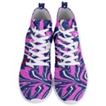 Texture Multicolour Grunge Men s Lightweight High Top Sneakers