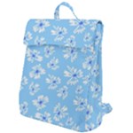 Flowers Pattern Print Floral Cute Flap Top Backpack