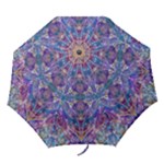 Cobalt arabesque Folding Umbrellas