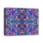 Cobalt arabesque Deluxe Canvas 14  x 11  (Stretched)
