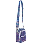 Cobalt arabesque Shoulder Strap Belt Bag